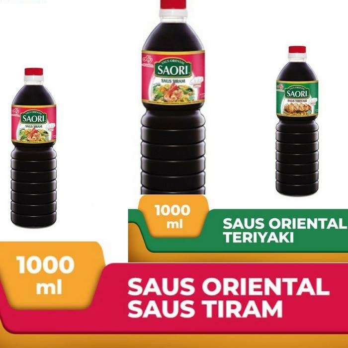 

CARAKA.STORE1 SAORI SAOS TIRAM / TERIYAKI AJINOMOTO 1 LITER HOREKA