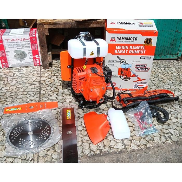 Mesin Potong Rumput Yamamoto Ym 328 - Pemotong Rumput Babat Rumput