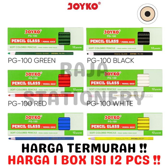 

PENCIL GLASS PENSIL KACA PUTIH KAPUR DERMATOGRAPH PG100 12PCS