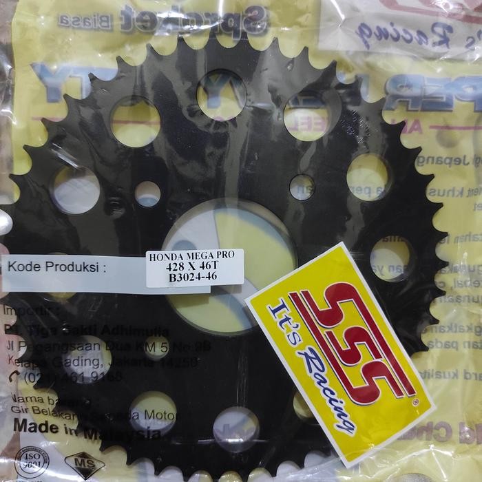 Gear Belakang SSS 428 46 47 48 49 Mega CB150R CBR150R