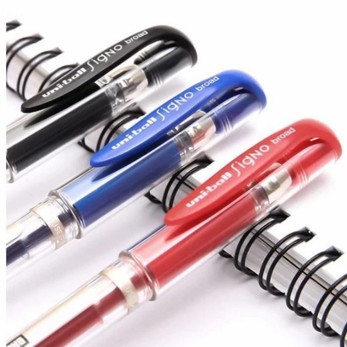 

Pulpen Ball Pen Uniball Signo Broad Gel Um-153 Sepak (12 Pcs)