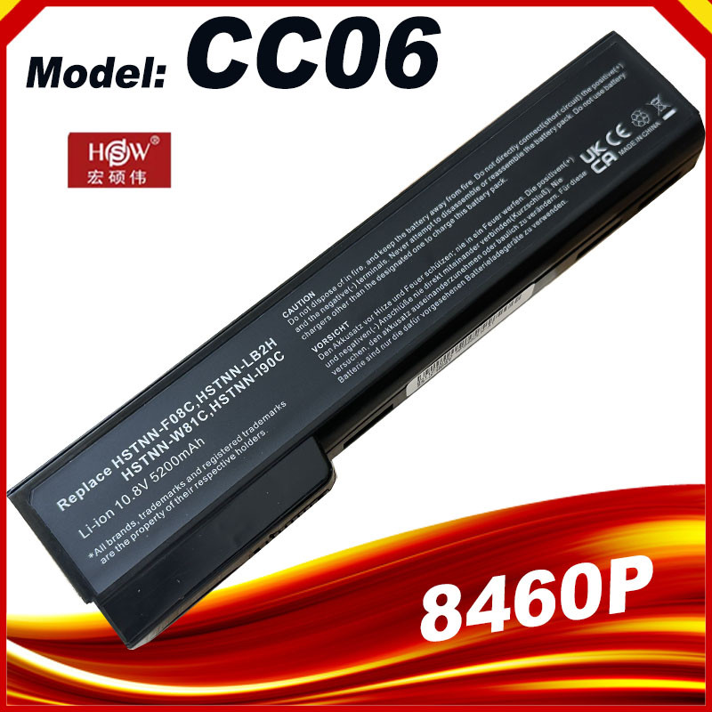 CC06 Battery For Hp ProBook 6460b 6470b 6560b  6360b 6465b 6475b 6565b EliteBook 8460p 8470p 8560p 8