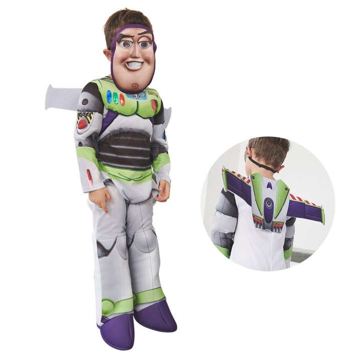 KOSTUM ANAK Buzz Lightyear Anak-anak hero Peran Bermain Halloween Pest