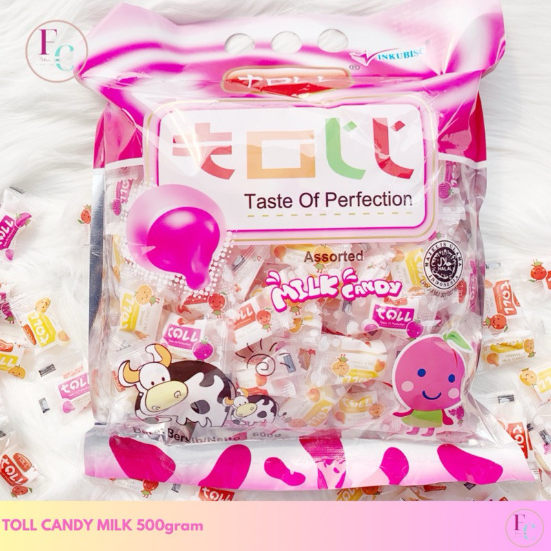 

Permen toll candy milk 500gram