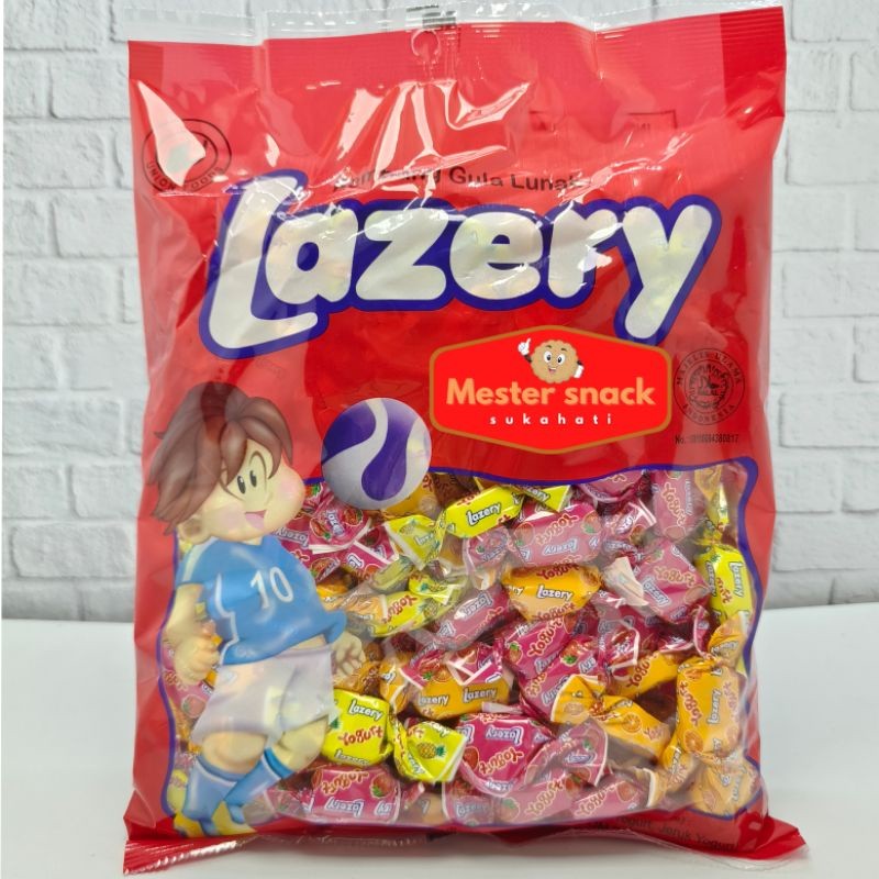 

Lazery sak besar Permen Lazery Permen buah