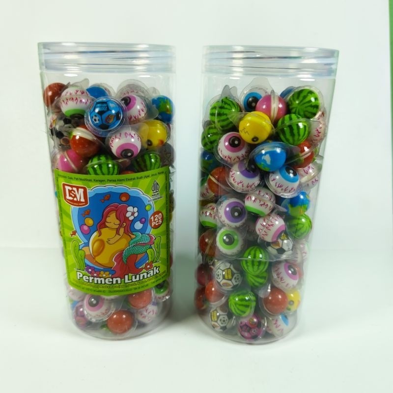 120 pcs PERMEN LUNAK MINI permen mint rasa buah