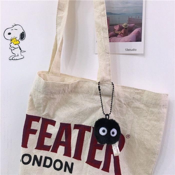 Gala Galore Gantungan Kunci Spirited Away Totoro Bulu Hitam Ganci