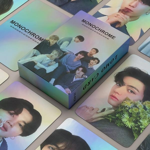 Gala Galore Photocard Bts Pop-Up: Monochrome Hologram 2 Sisi 55Pcs Agk146