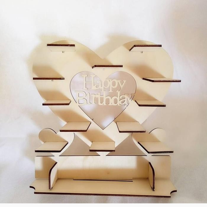 STANDING CUPCAKE SANGKAR BURUNG / RAK COKLAT /RAK KUE