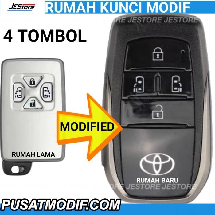 ALPHARD CASING KUNCI ALPHARD TOYOTA REMOTE KEY RUMAH KUNCI MODIF KUNCI