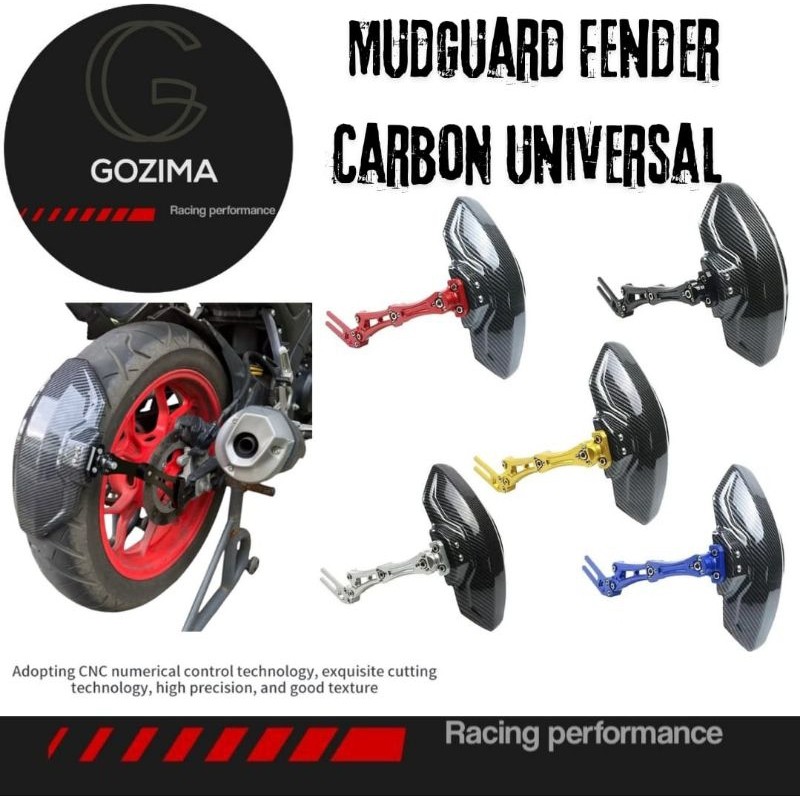 Mudguard carbon universal Vario 125 Vario 150 Vixion xabre XSR R15 Universal motor