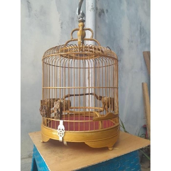 sangkar cungkok bambu