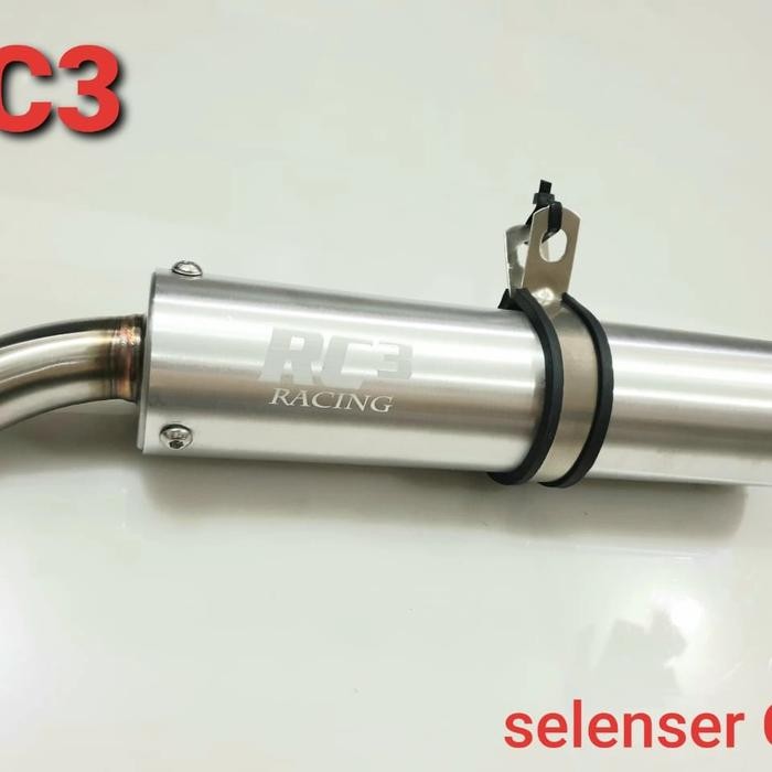 Selenser Silencer Slenser Rc3 Tipe Cb Corong Bengkok Ninja 150 Rr R Ss