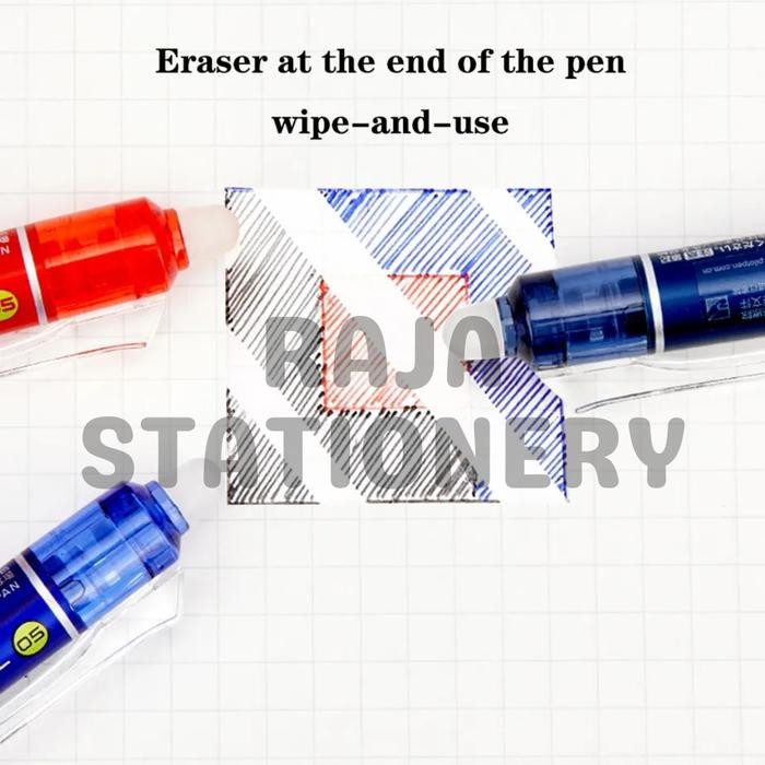

Ready- Pilot Frixion 0.5 0.7 Erasable Pen Black Blue Red Bisa Dihapus Gel Frixion Hitam Biru Merah