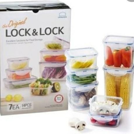 LOCK N LOCK CLASSIC SET HPT809BS 7PCS 7 PCS LOCKNLOCK GIFT SET