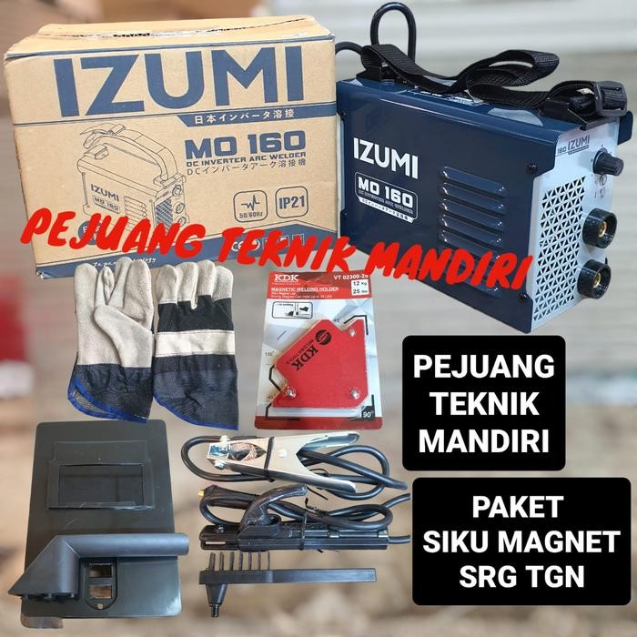 Gercep Mesin Las Izumi Mo 160 / Trafo Las Inverter Izumi Mma 160 / Izumi 160