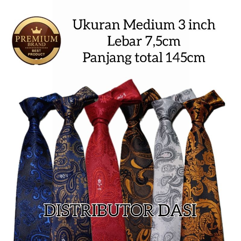 Dasi Panjang Pria Motif Batik Maroon Dasi Kantor Dasi Seragam Batik Pria Wanita