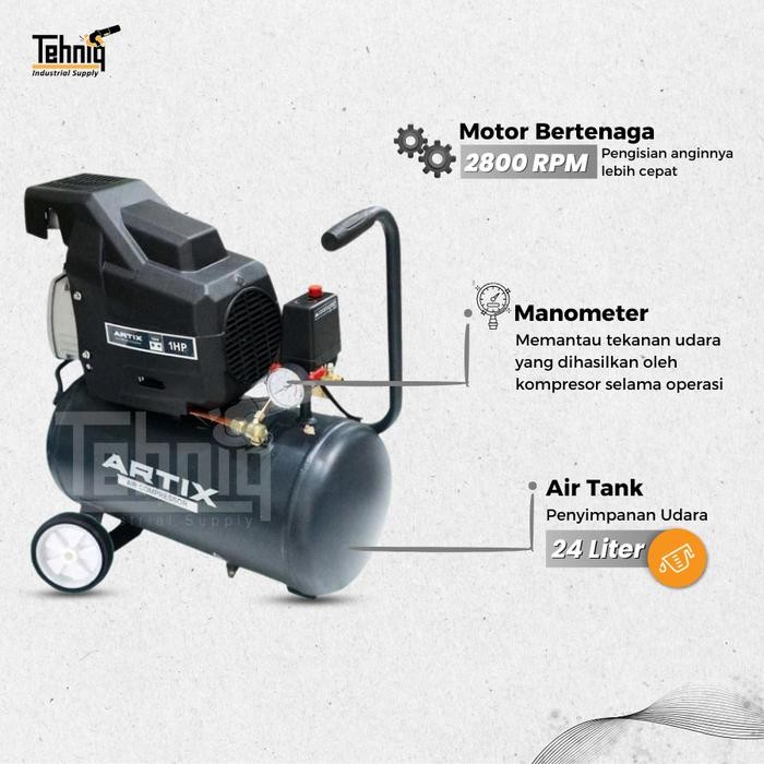 KOMPRESOR LISTRIK ANGIN ARTIX DIRECT COMPRESSOR DA 10-24 KOMPRESOR OLI