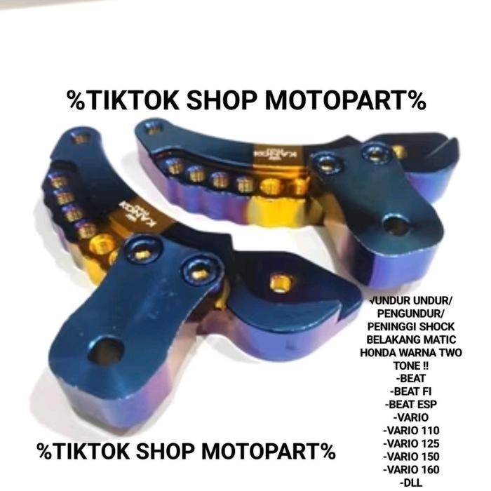 Undur Undur Shock Pengundur Peninggi Shock Belakang Matic Honda Beat Beat Fi Beat Esp Beat Street