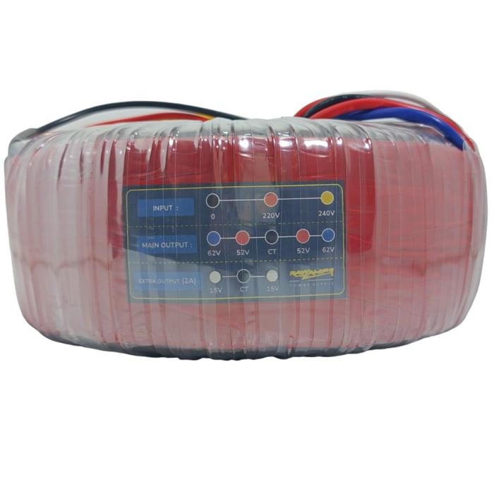 Paling Laris Trafo Toroid 30A 55-65V Ct Travo Toroid Rawamps Original