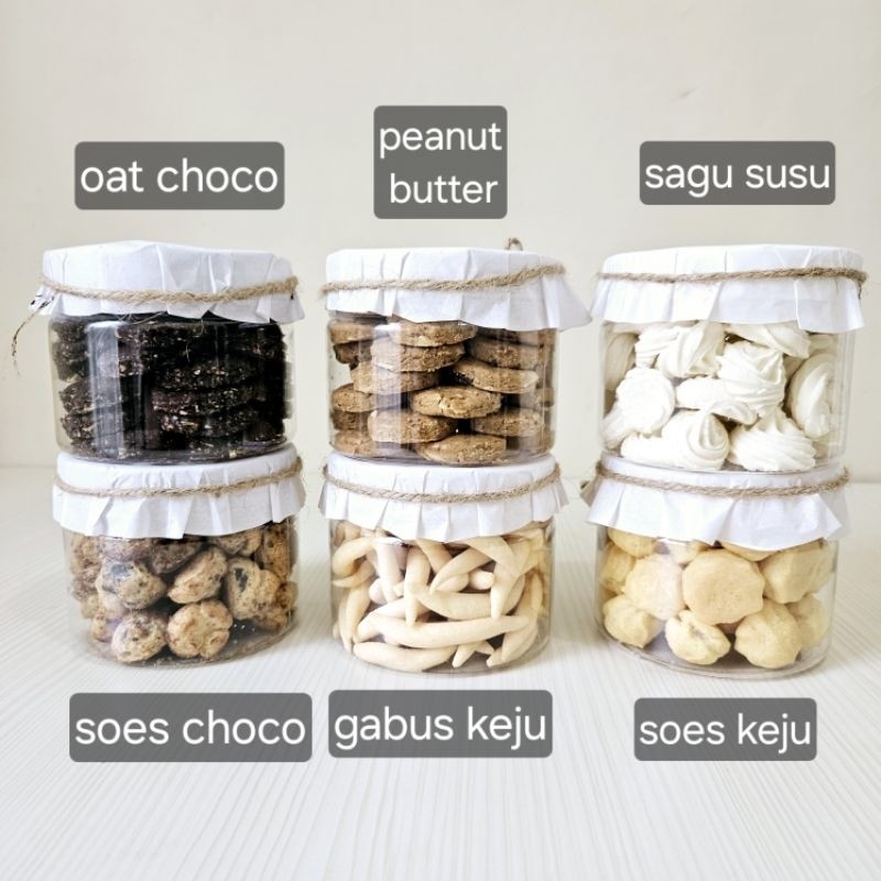 

new hampers lebaran idul fitri kue kering almond cookies organic gluten free isi 2 jar