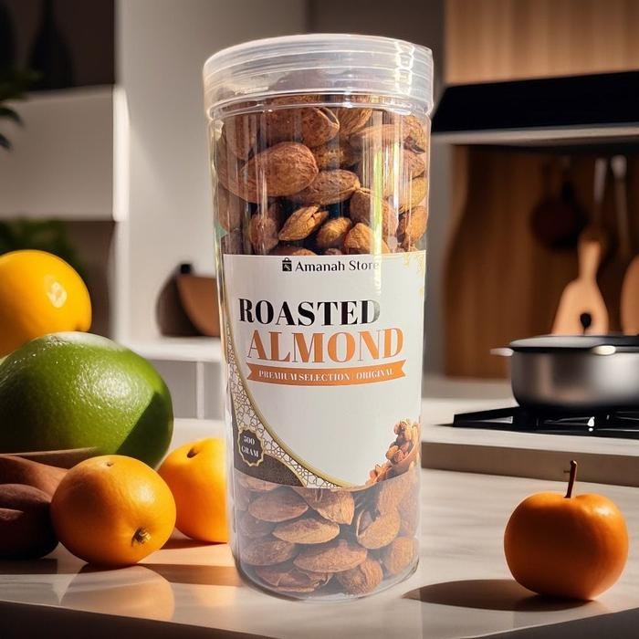 

Kacang Almond Buttermilk Roasted Gurih Renyah Premium Rasa Susu 500 Gram - Snacks, Camilan