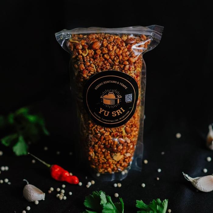 

Kering /Orek Tempe Kacang Teri Medan (Camilan Tradisional) 450 Gram