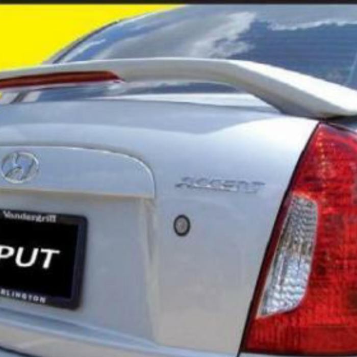 PREMIUM spoiler hyundai accent lampu