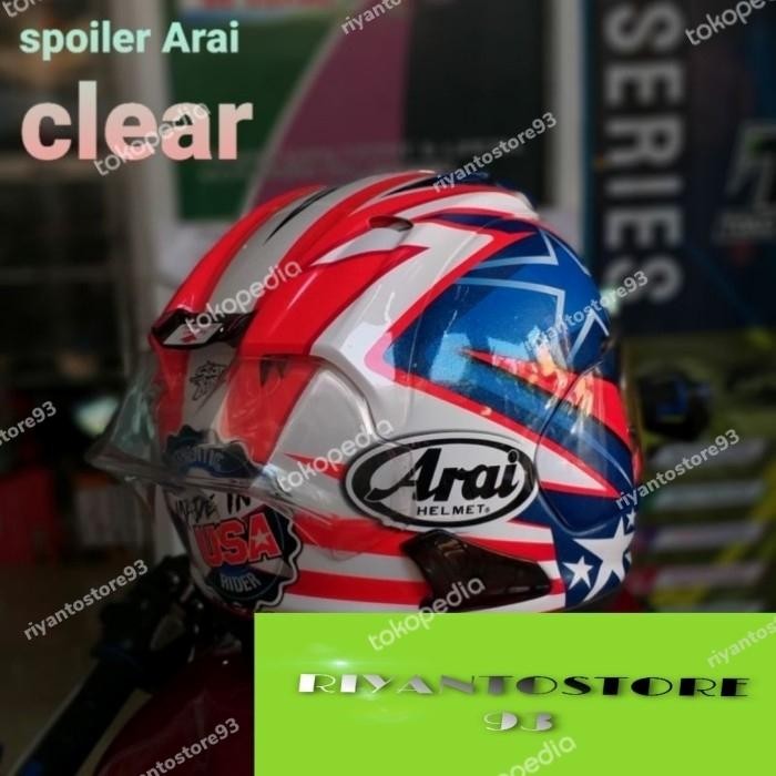 PREMIUM spoiler helm arai racing gp pad arai rx7x ram 4 scoot tsr arc rr5