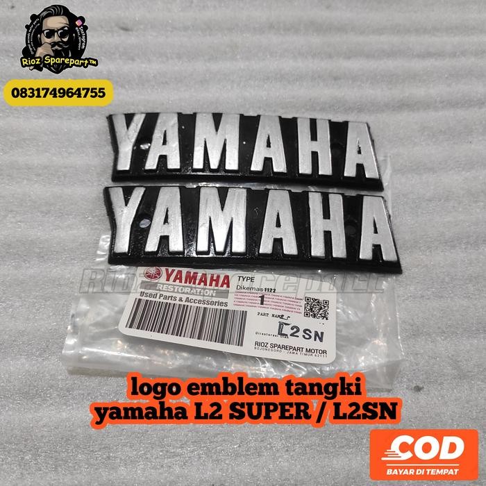 PREMIUM logo emblem tangki tengki yamaha l2 super L2SN