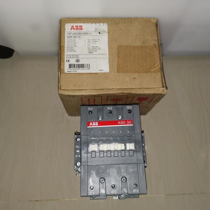 A95-30-11 220VAC CONTACTOR ABB 145A A95-30 MAGNETIC CONTACTOR ABB
