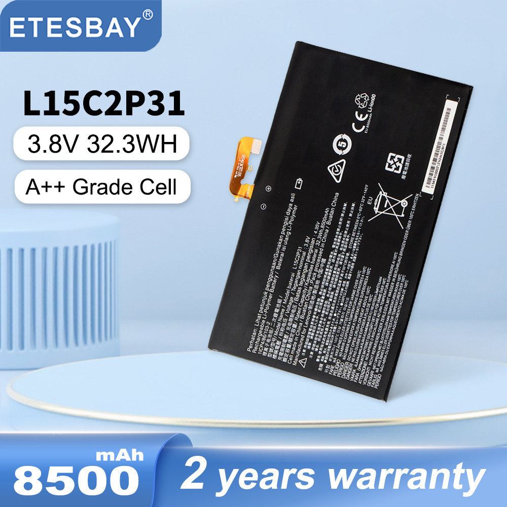 ETESBAY L15C2P31 Laptop Battery For Lenovo Yoga Book YB1-X91F X91L X91X YB1-X90F YB1-X90L Series 3.8