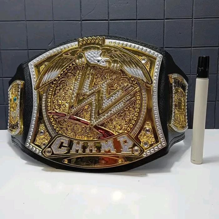 mainan aksesoris diorama sabuk smackdown wwe figure champ Skala 1:
