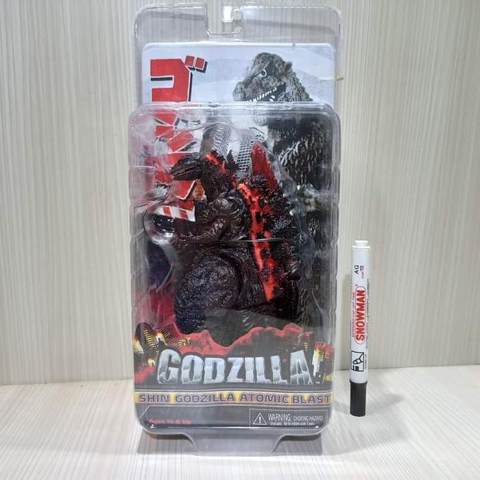 mainan action figure shin godzila neca godzilla red shin godzilla