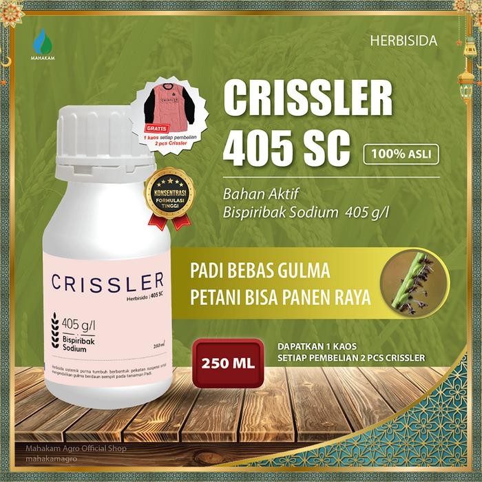 Mahakam Crissler 405 SC 250 ML - Herbisida Pestisida Pembasmi Gulma Tanaman Padi Sawah Garden