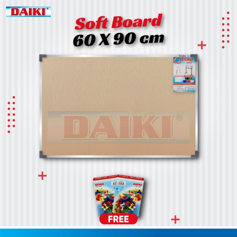 

Softboard / Papan mading classic DAIKI Uk 60x90 Cm