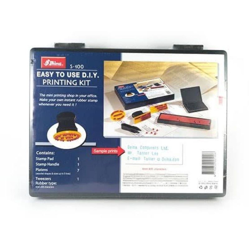 

pel Shiny S-100 S100 Stamp Printing Kit DIY