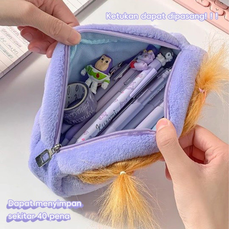 

Pinkbubbly.ReadyTas Pena Rambut Panjang, Kanton n Pria Lucu Ins, Kantong Pena Niche Lucu, Kotor,