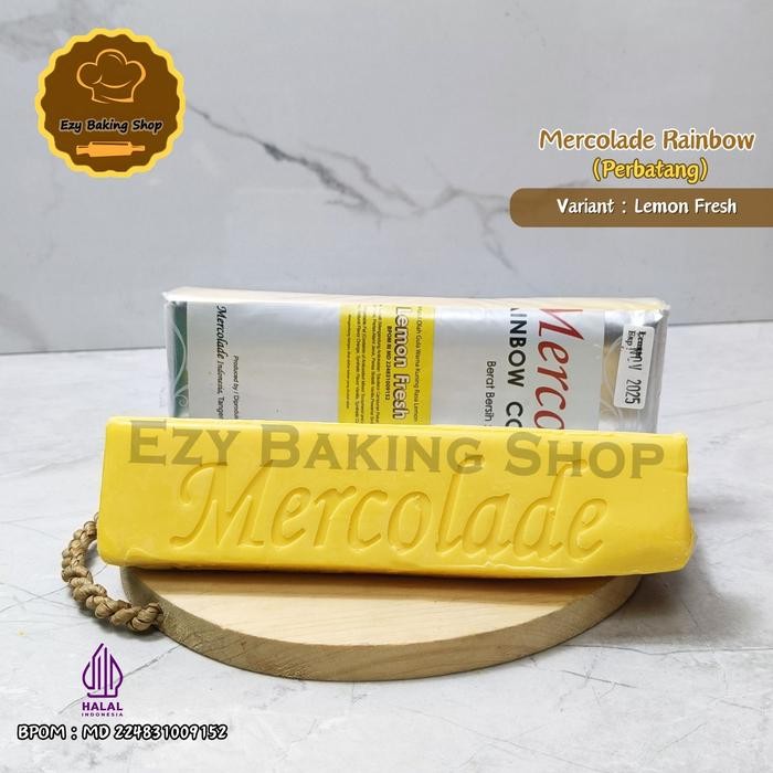 

New MERCOLADE RAINBOW COMPOUND REPACK (Per Batang)/ COKLAT BLOK WARNA-WARN