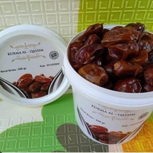

New kurma al qassim ember 850gr free mini gold 0.001gr