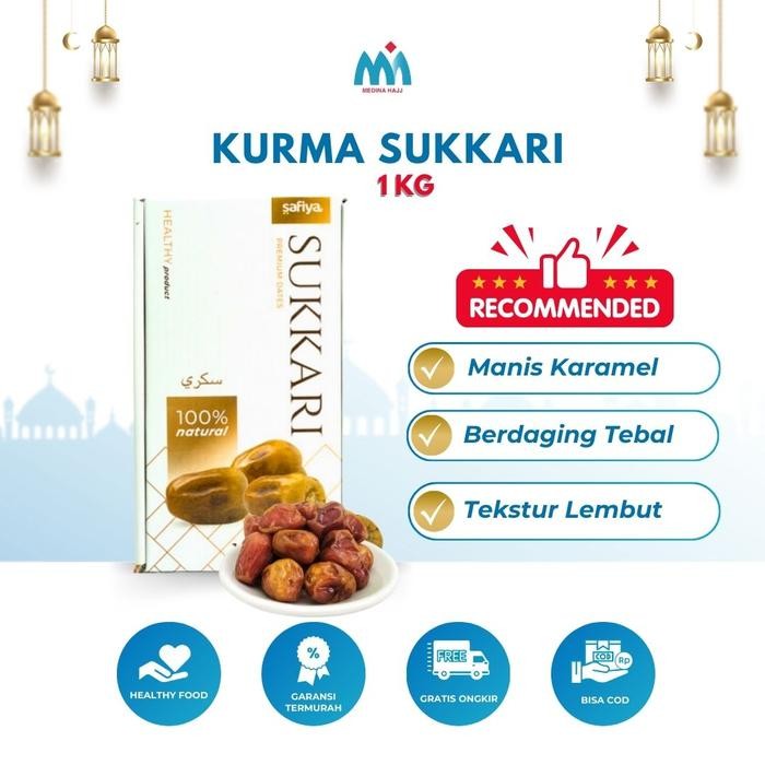 

New Kurma Sukari 1 Kg Kurma Raja Basah Premium Best Quality