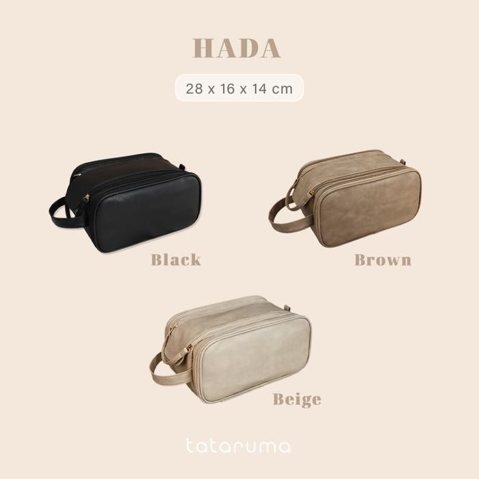 HADA - Pouch Make Up Tas Kosmetik Skincare Storage Bag Traveling Jumbo *