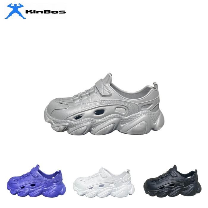 JejakKecil- Kinbos Sepatu Sandal Selop Anak Tanggung Unisex Runner Clog Foam Karet Eva Kekinian