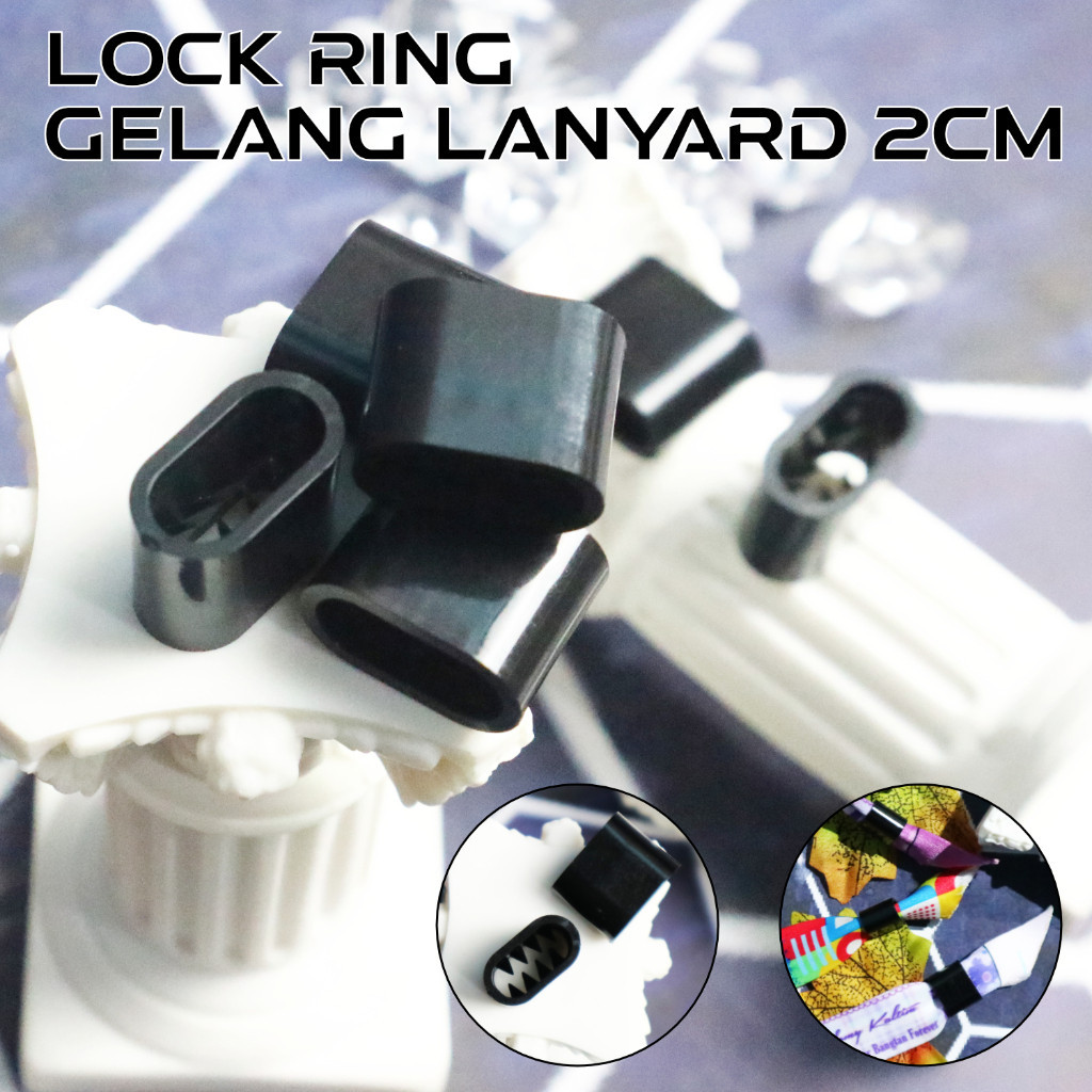 

LOCK RING / Plastik Lock Ring Untuk Gelang Lanyard 2cm 1,5cm / Ring Lock Gelang Event dan Tiket