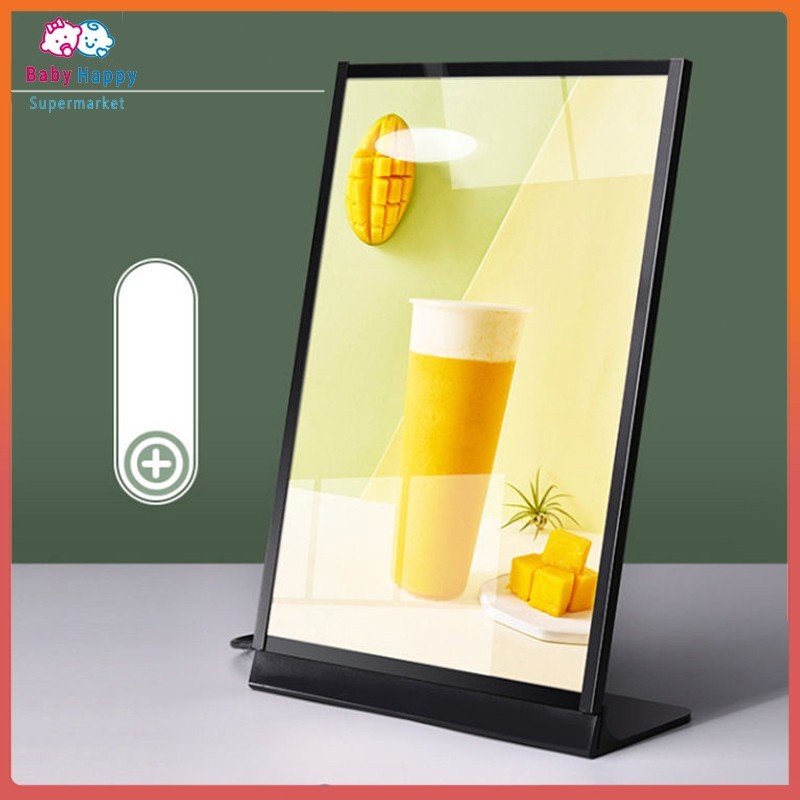 

Hh-End A3 A4 Advertising Lht For Counter-Top Acrylic Led Ilted Menu Sn Holder