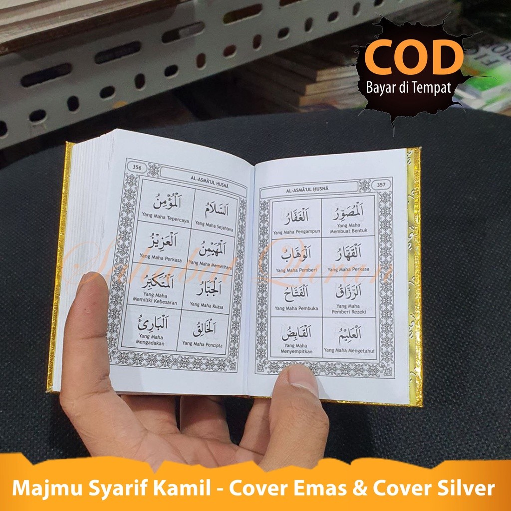 Buku Majmu Syarif Kamil dan Terjemahnya Buku Ukuran Saku Kecil CV Penerbit J-Art HardCover Buku Baru