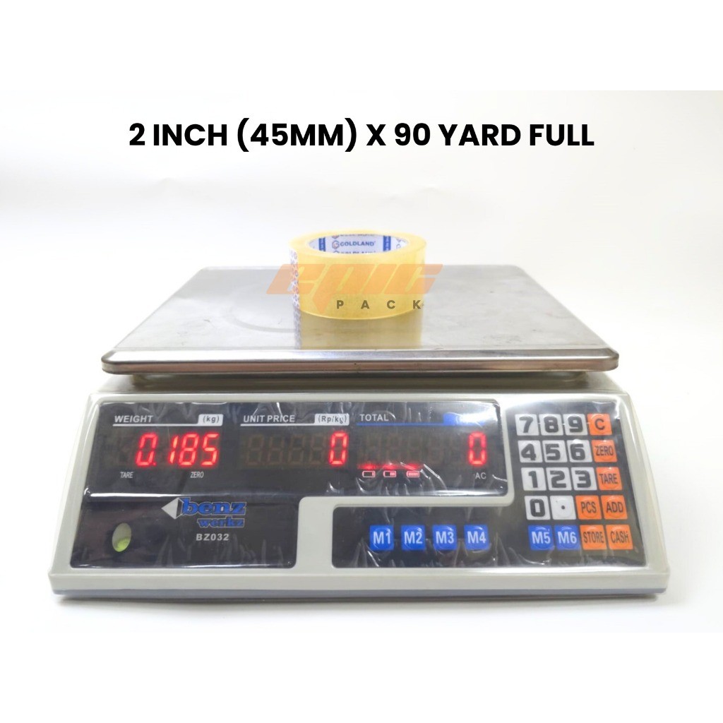 

LAKBAN GOLDLAND GARANSI UKURAN FULL 100% / LAKBAN BENING 2 INCH / LAKBAN YARD / LAKBAN 300YARD /