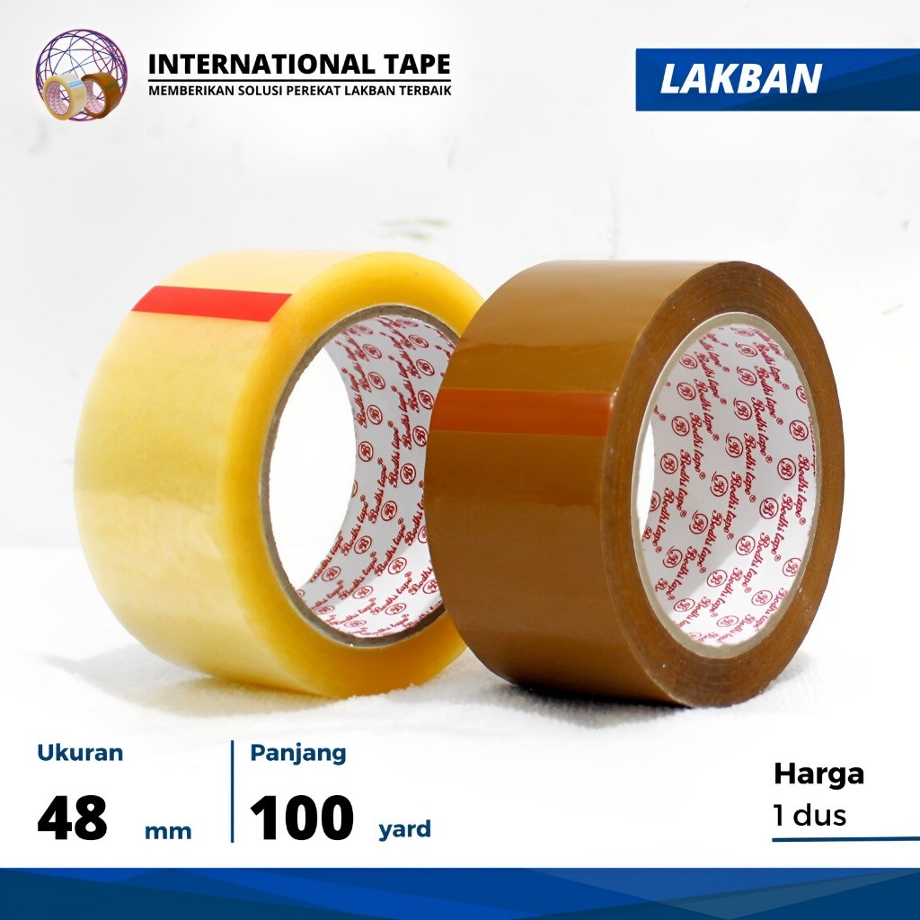

Lakban OPP lakban BODHI " bening 48mm x 100 yard TAPE "PERDUS