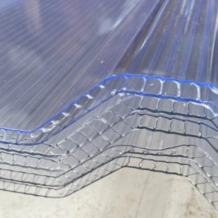 Atap Alderon TP (transparan, clear, bening) 830 double layer *