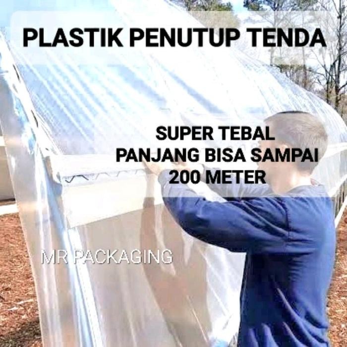 Plastik Atap Tenda Teal Atap Rumah Anti Bocolastik Meteran Bening Plastik Roll per meter Plastik